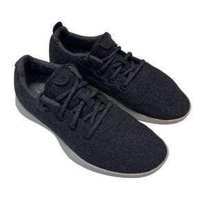 Allbirds Shoes mens wool runners Sneakers Grey Wool Low Top Lace Up Comfort M10
